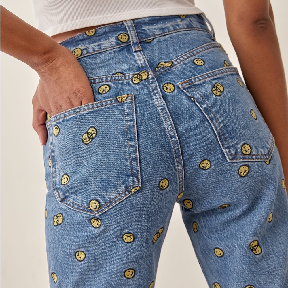 Reformation Mixed Emotions High Rise Straight Jeans - Picture 1 of 7